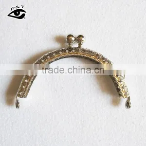 8.5CM Wholesale Fashion Metal Purse Frame for Bag Cluth Purse Frame Metal Frame thumbnail-1