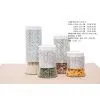 Decorative Glass Canisters With Plastic Lids thumbnail-1