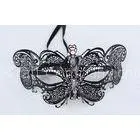Filigree Metal Venetian Masks With Swarovski Crystals 7 Inch For Parties thumbnail-1