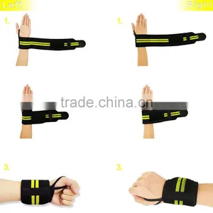 Crossfit Professional Training Wrist Wraps Weight Lifting Wrist Wraps thumbnail-3