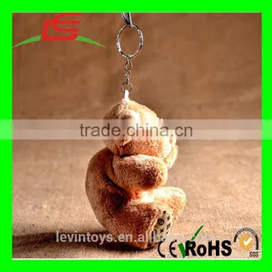 2016 Hot Selling Animal Style Cute Stuffed Plush Teddy Bear Keychain thumbnail-3