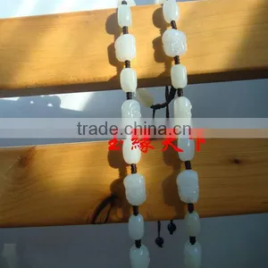 Jewels Jade Hetian Jade Jade Necklace Male Eighteen Arhats Handmade Jade Pendant Necklace Chain Lanyard Mens Genuine Jade Stone thumbnail-6