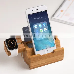 Family Use Custom Made Wood Office Gift Wood Diy Cell Phone Stand With Good Quality thumbnail-1