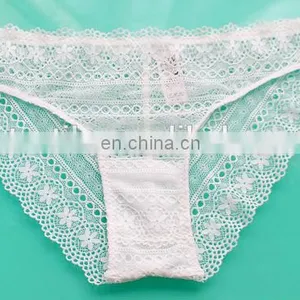 Europe Sexy Lace Low Waist Panty Transparent Temptation Briefs Summer Slim Woman thumbnail-3