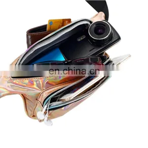Water Resistant Shiny Neon Fanny Bag Hologram Bum Travel Waist Pack thumbnail-5