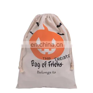 Factory Whloesale Canvas Party Halloween Bags thumbnail-5