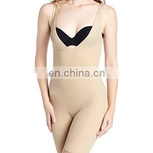 Women Smooth Wear Underbust Corset Bodysuit Shapewear Control Body Shaper thumbnail-1