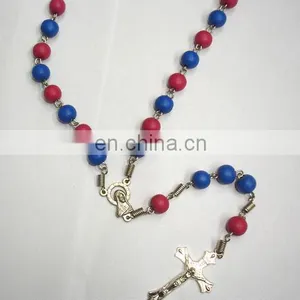 Cross Pendant,beaded Jewelry,religious Necklace JLY-21548 thumbnail-1