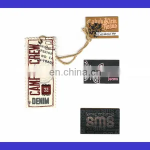 Debossed Brown Leather Patch for Jeans/ Jacket thumbnail-1
