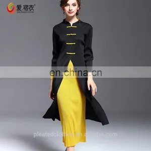 2017 Casual Style Ladies Two Tone Color Blocked Dress thumbnail-1