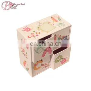 Four Drawers Printing Student Stationery Storage Box thumbnail-2