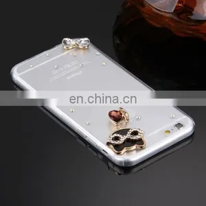 Wholesale Creative Cat Mask Encrusted TPU Case for IPhone 6/6s Plus thumbnail-4