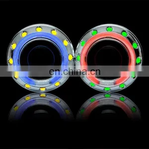 2.5inch Car HID Projector Lenses Bixenon Lens Projector Light With Double CCFL Angel Eyes thumbnail-1