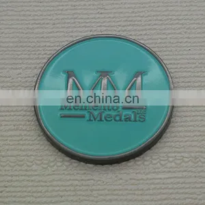 China Factory Enamel Metal Coin With Coin Capsules thumbnail-3