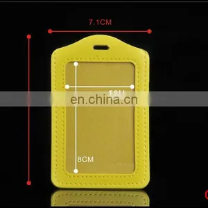 Factory Supply Transparent PU ID Card Holder thumbnail-2