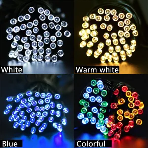 Waterproof LED Solar String Light 22M 200LED Solar Fairy String Light Outdoor Garden Wedding Decoration Christmas Light thumbnail-1