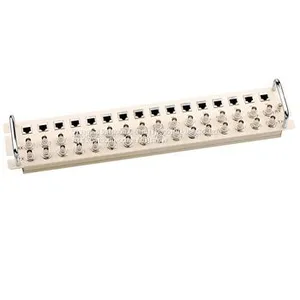 16 Ports E1 Balun Panel Coax to RJ45 75ohm to 120 Ohm Impedance Converter thumbnail-1