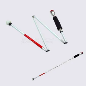 Folding Flash Alarm Function Aluminum Walking Cane/ Walking Stick for the Blind thumbnail-5