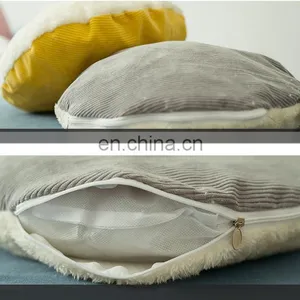 Winter Warming Pet Bed Washable Round Cat Bed With Soft Fleece Indoor Plush Dog Bed thumbnail-7