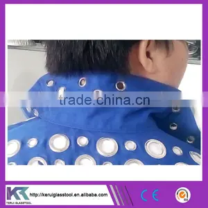 Blue Color Tatting Chemical Protective Safety Suit Zinc Holes Manufacturer Price (V058) thumbnail-1
