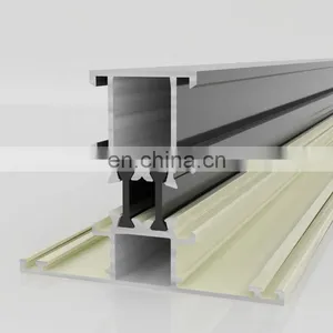 SHENGXIN Aluminum Profiles for Patio Exterior Bifold Doors Double Glazing Aluminum Sliding Door Aluminium System thumbnail-2