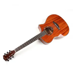 Deviser L-625-N Acoustic Guitar Cheap Price for Sale 40 Inch OEM Cutaway Mahogany Guitar Made in China thumbnail-2