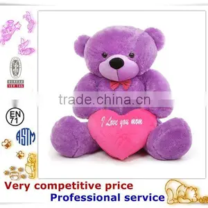 OEM Stuffed Toy,Custom Plush Toys, Valentine Plush Dog With Heart thumbnail-1
