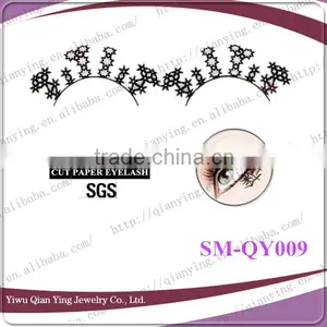 Chinese Little Star and Flowers Shape Paper Art Hallowmas Eyelash thumbnail-1