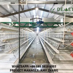 4-Tier 120PCS A-Type Layer Chicken Cage thumbnail-4