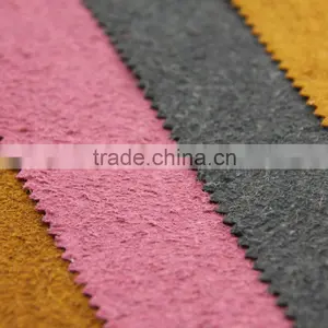 Base Flock Fabric With Short Leather Pile thumbnail-3