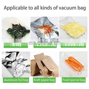 CE Single Chamber Vacuum Sealer Food Chicken Clothes Meat Sea Fruit And Vegetable Beef Vacuum Packing Machine thumbnail-5