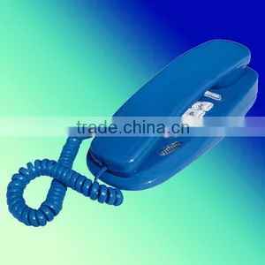 Blue Mini Wall Mountable Corded Telephone Parts thumbnail-1
