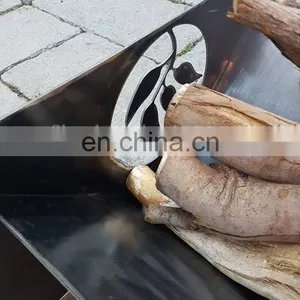 High Quality Corten Steel Outdoor Fire Pit Metal Fire Bowl BBQ Backyard Heater Fire Pit thumbnail-4