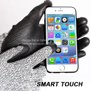 13 Gauge Polyester Liner Polyurethane/PU Coating PPE Gloves With EN388 3131X BA SAFETY thumbnail-5