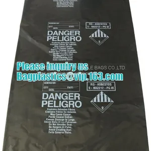Burial Asbestos Bags, Contractor, Industrial, Outdoor, Storage And Removal, Adult Size Economical Heavy Duty BAGS thumbnail-1