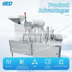 Effervescent Tablet Tube Filling Sealing Capping Machine thumbnail-4