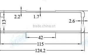 05425 Truck Body Channel Floor / Refrigerated Truck Body Flooring / Aluminum Truck Floor thumbnail-2