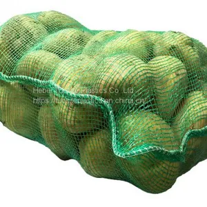 HDPE 20kg Mesh Raschel Bag Packing Fresh Onion Red/Yellow/Purple thumbnail-4