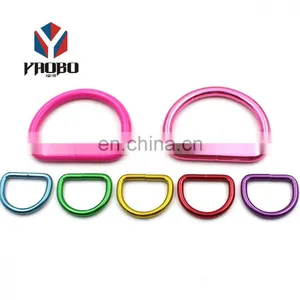 Fashion High Quality Bag & Strap & Collar & Leash Metal D Rings Pink thumbnail-5