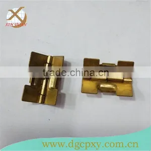 0.5*19*18mm Brass Special Decorative Metal Concealed Hinge for Cigar Box,jewery Box thumbnail-1