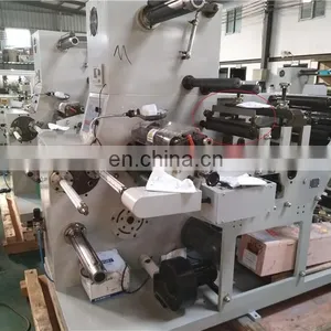 USK320A Automatic Self Adhesive Blank Label Sticker Rotary Die Cutting Slitting Rewinding Machine With Turret thumbnail-3