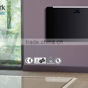 New Product: Black Glass Panel Convector Heater With LED Panel and Remote Control thumbnail-1