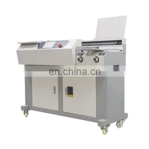 SPB-BM300L Cheap Price Semi-Automatic A4 Hot Met Gule Book Binding Machine With Seven Inch Industrial-Grade Touch Screen thumbnail-5
