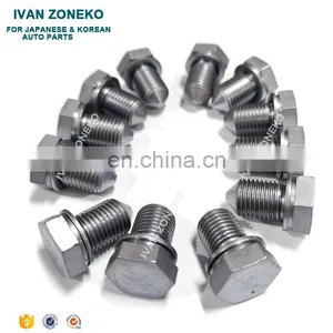 China Supplier Engine Oil Drain Plug Bolt Fit VW Golf Passat Jetta Beetle AUDI A3 A4 A5 5Pc OEM N90813202 thumbnail-1