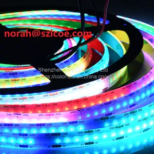 Full Color New Trending Amazon COB Strip 5m 1008leds/m Flexible LED COB DC5v Light Strip thumbnail-5