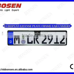 License Plate Frame Rearview Camera for Europe Cars, Water Proof Design thumbnail-1