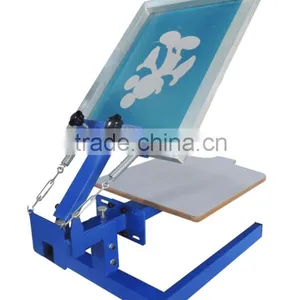 One Color Manual Textile Screen Printing Table thumbnail-1