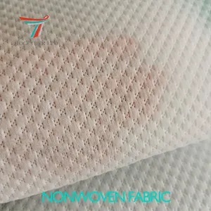 Quanzhou Nonwoven Factory 3D Embossed Hot Air Non Woven Fabric for Diaper Topsheet thumbnail-2