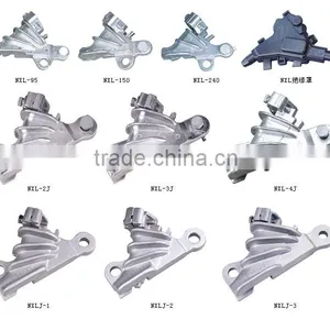 NXL Series Aluminium Alloy Wedge Type Strain Clamp and Insulation Cover thumbnail-1