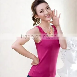 2015 New Style Girls Sexy Tank Top With Lace Summer Vest Bulk Buy From China thumbnail-5